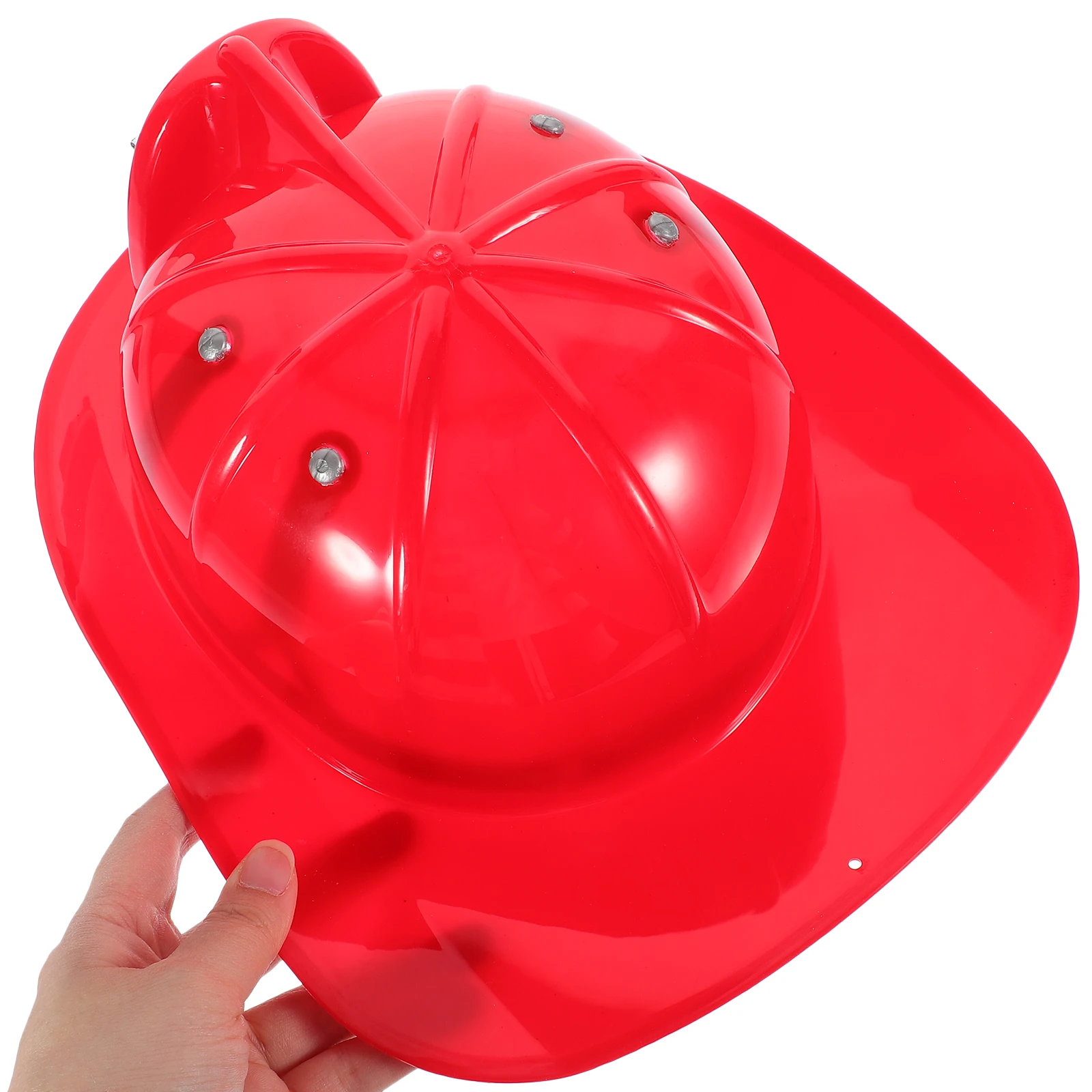 

Plastic Helmets Kids Firefighter Hats Fireman Costume Accessories Halloween Party Up Toys for Children Boys Role