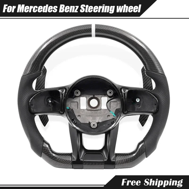 

Car Carbon Steering Wheel for Mercedes Benz AMG Class X253 W167 W177 W190 W205 W206 W213 W217 W222 W223 W290 W292 W463 W464