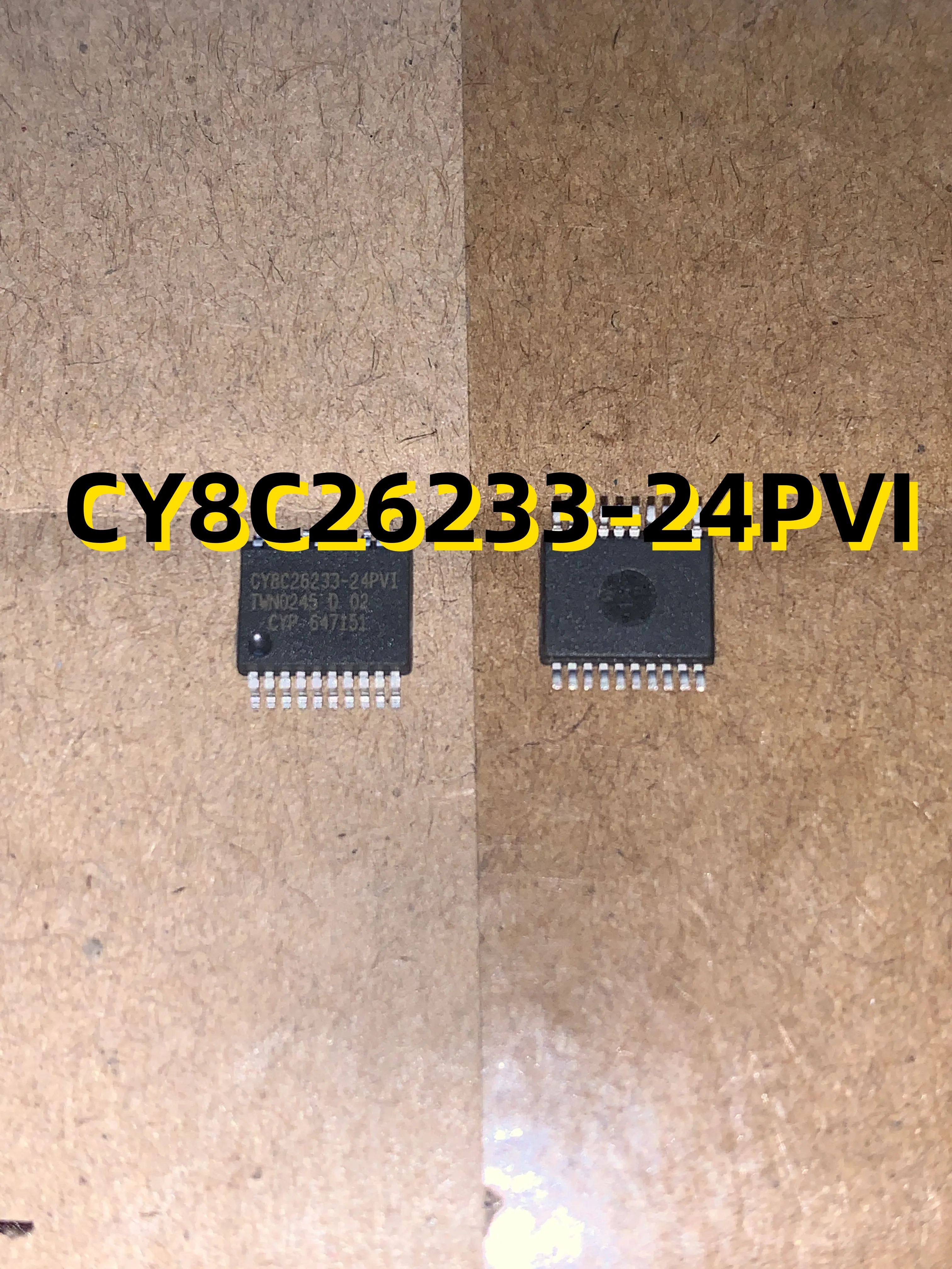 

CY8C26233-24PVI 02+ SSOP20 CY8C27643-24PVI 04+ SSOP48