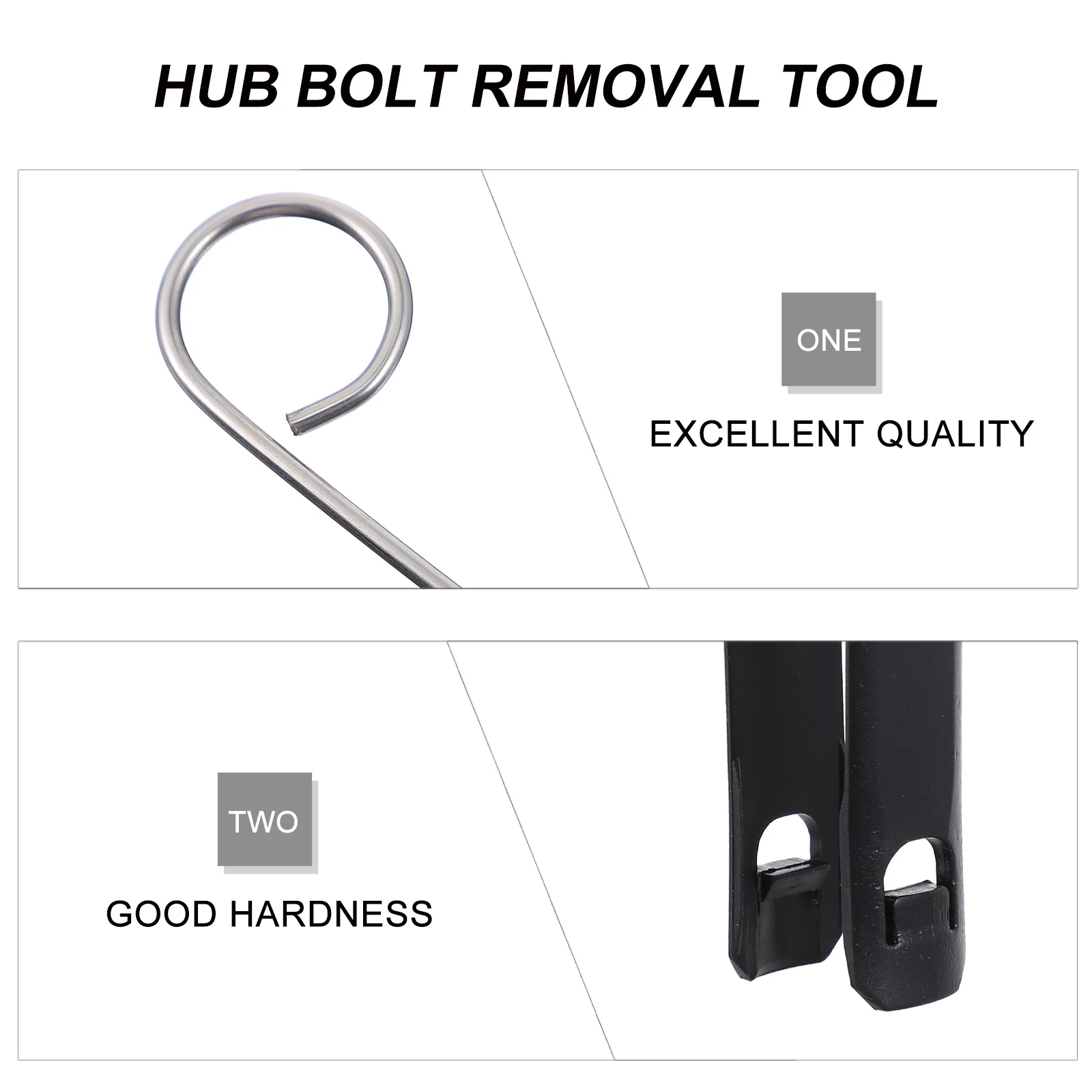 

2Sets Anti- Tire Hook Sturdy Wheel Hub Bolt Caps Screw Cover Removal Easy Hub Nut Disassembly Tire Screw Remover