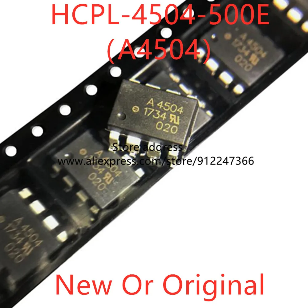 5pcs A4504 HCPL-4504-500E SOP-8 New or Original