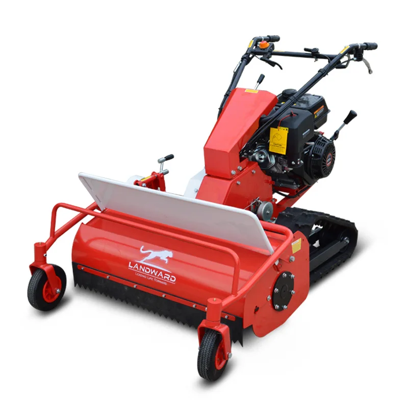 Self-Propelled Efficient Lawn Mower Professional Home Lawn Cleaning Machine Hot Selling High Power Crawler Mower Customized Sell