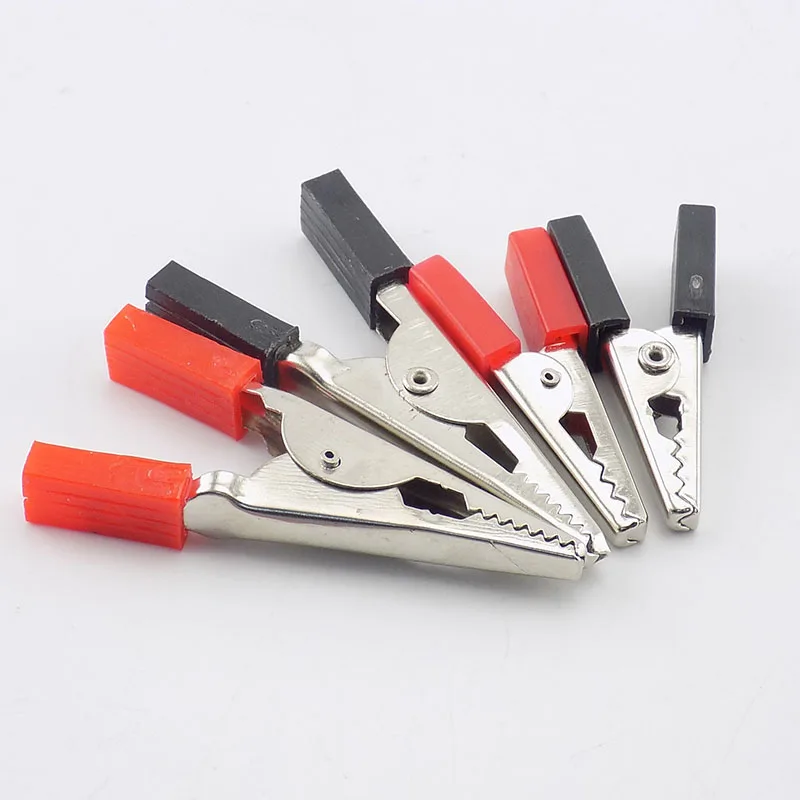 10pcs 50mm 35mm Alligator Clips Crocodile Test Lead Power Terminals Clips Electrical Tool F1