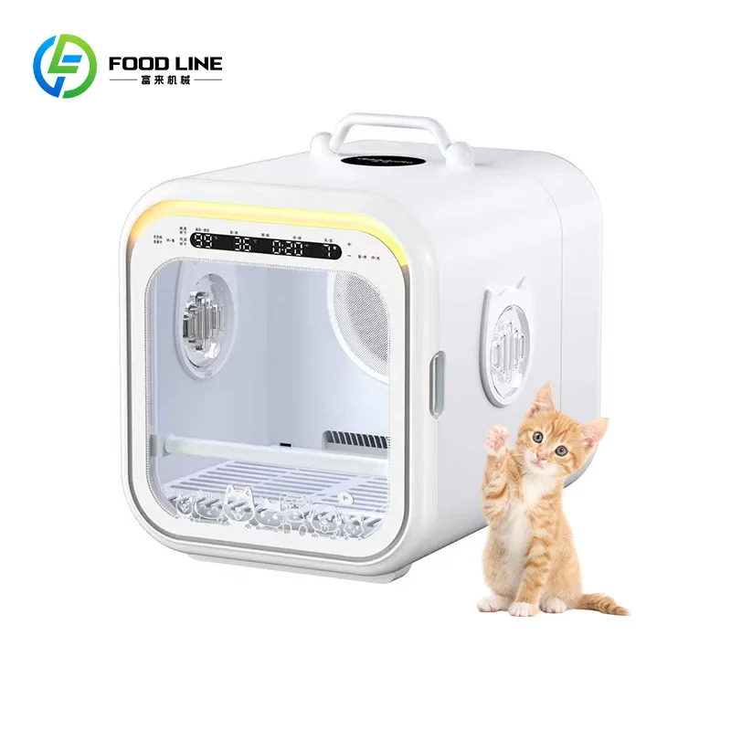 Customized Pet Dryer Machine Compact Drying Box Easy Storage Design for Small Pets Daily Indoor Grooming Care