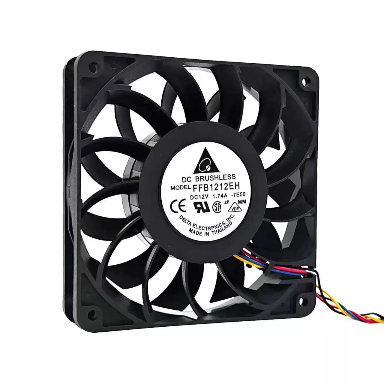 SLIDER For Delta FFB1212EH DC 12V 1.74A 12025 120x120x25mm 4-Pin PWM High Speed Cooling Fan