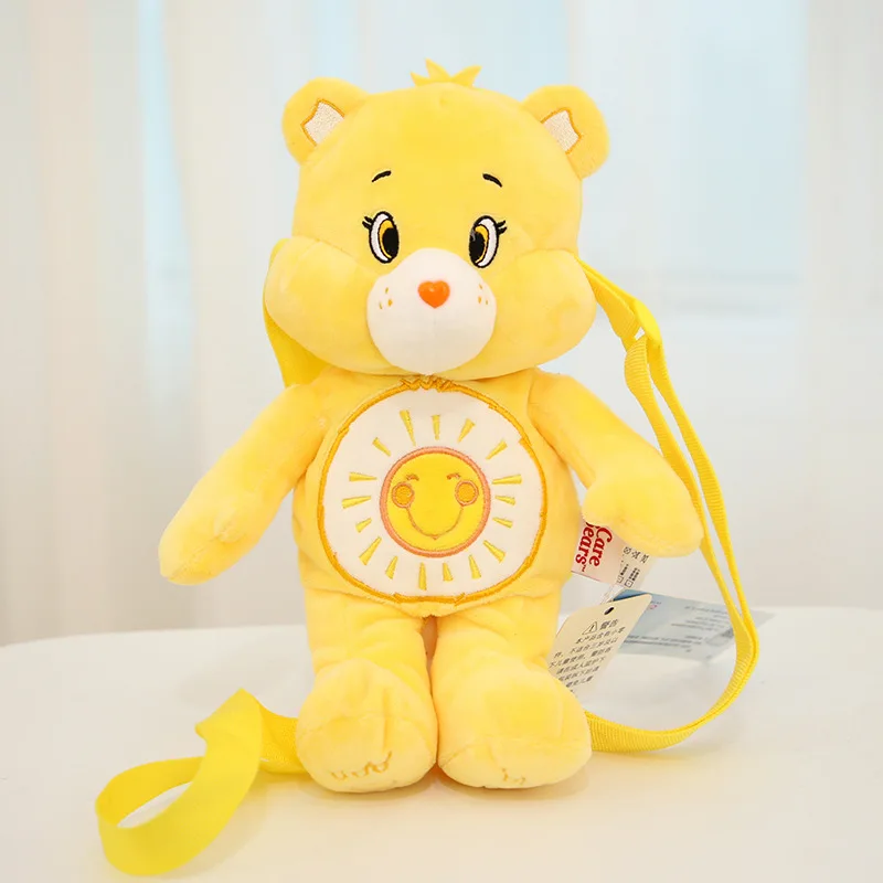 حقيبة كتف كرتونية على شكل دب للعناية بالفتيان والفتيات ، حقيبة ظهر صغيرة قطيفة ، دب كاواي ، حقائب مدرسية خارجية ، هدية عيد ميلاد