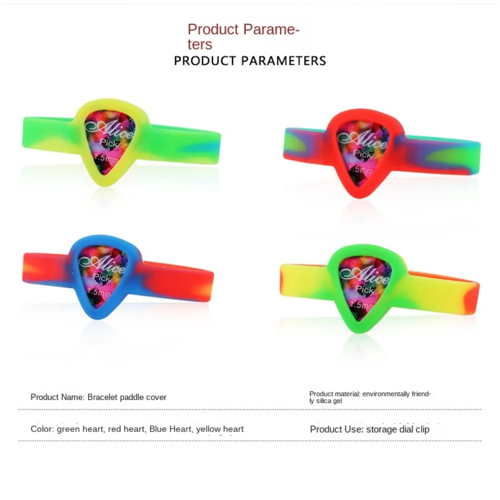 Waterproof Guitar Picks Bracelet Mini Stylish Guitar Pick Holder Wrist Strap Personality Convenient Guitar Pick Holder Wristband