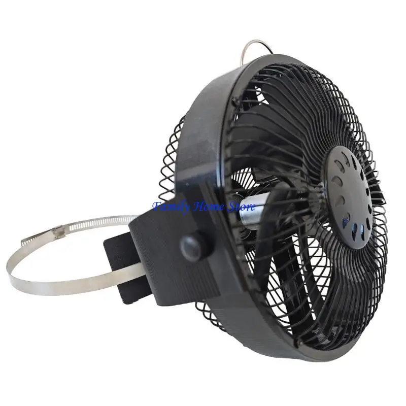 

P0UF Stove Fan,Heat Powered Fireplaces Accessory, Burning Stove Fan with Bracket for Wood Stove Heat-Powered
