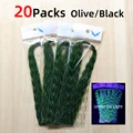 20 bags olive black