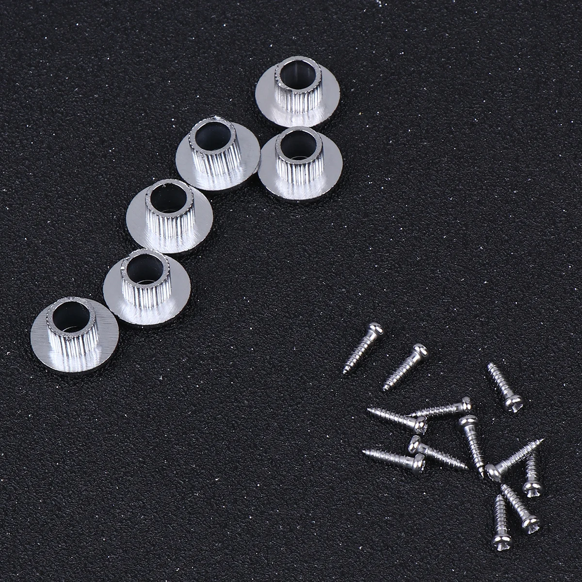 

2Sets Guitar Tuning Peg Bushing Ferrule Set for Folk Guitar Machine Head Repair Retrofit Vintage Tuners Without Plugging Holes