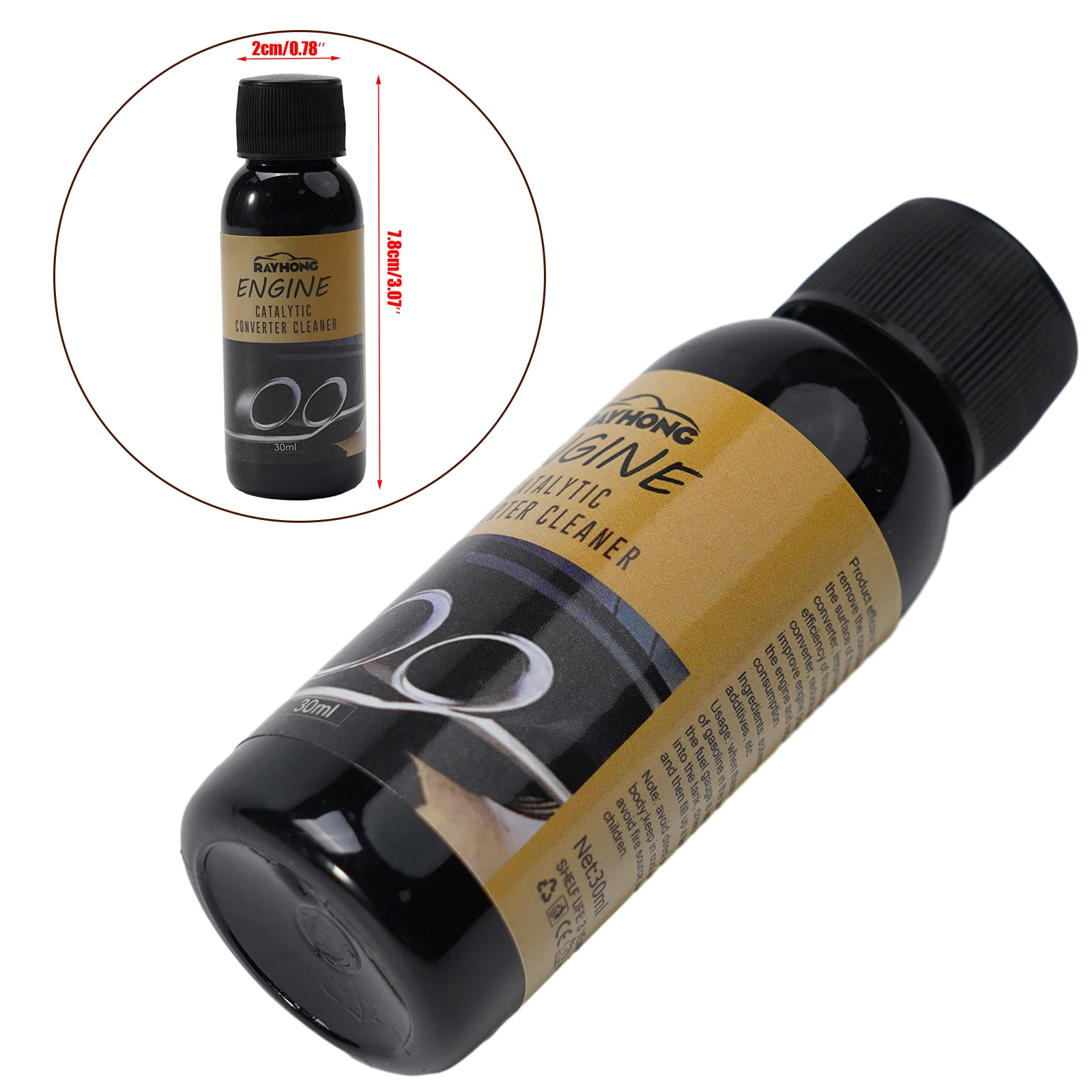 30ml Catalytic Converter Cleaners Automobile Cleaner Catalysts To Clean Engine Accelerators Effective Deep Cleaning Frictional