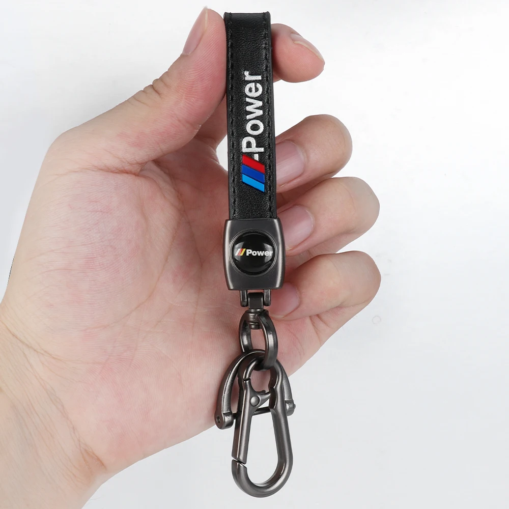 1PC Car Keyring Keychain for M Performance M1 E46 E90 E60 F30 E39 F10 E87 E36 F20 E92 Serie 1 Auto Logo Key Holder Accessories