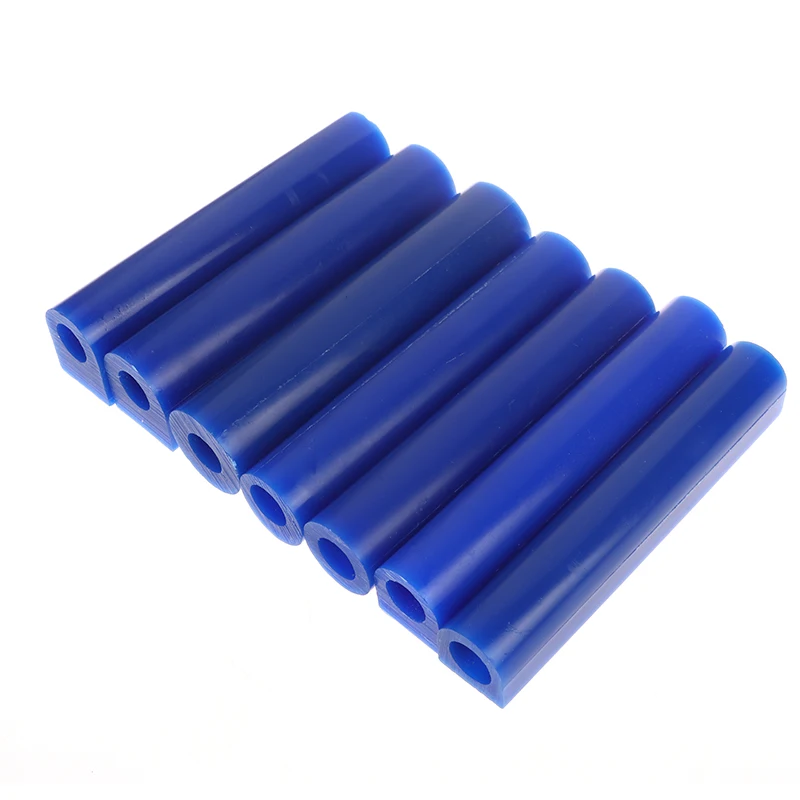 Blue Hollow Wax Tube Carving Wax Ring Tube Jewelry Center Hole Round Hard Wax Blank Modeling Wax