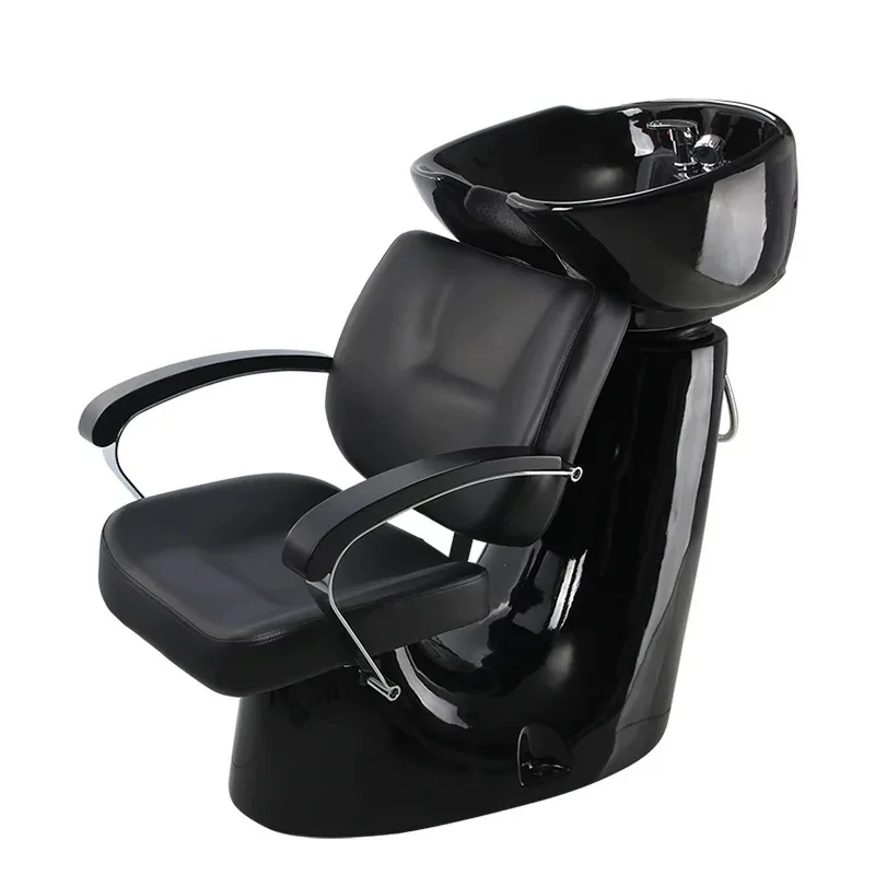 

Hot Sale Shampoo Chair for Hair Salon Best Value Black Beauty Salon Furniture Modern Hair Washing Shampoo Massage Chair