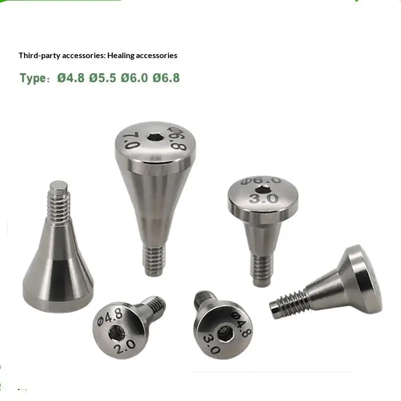 Heilungsabutment aus Titanlegierung der Klasse 5, 1 Stück, Heilungskappe mit Schraube, geringe Reizung, für Neo-Biotech-Dentalpatienten. – Detail 3