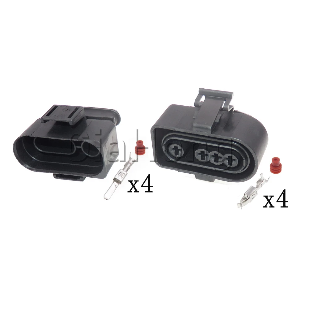 1 Set 4 Ways 3A0973304 AC Assembly Car Wiring Socket 3A0973334 Automobile Oxygen Sensor Connector Accessories For VW Audi