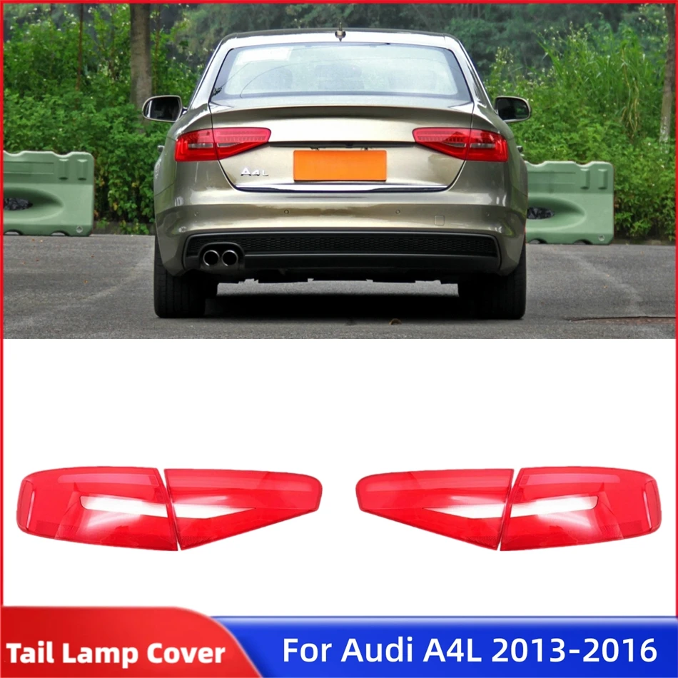 

For Audi A4L B9 2013 2014 2015 2016 Car Rear Light Accessories Auto Accessory Lampshade Caps Replace Lampshade
