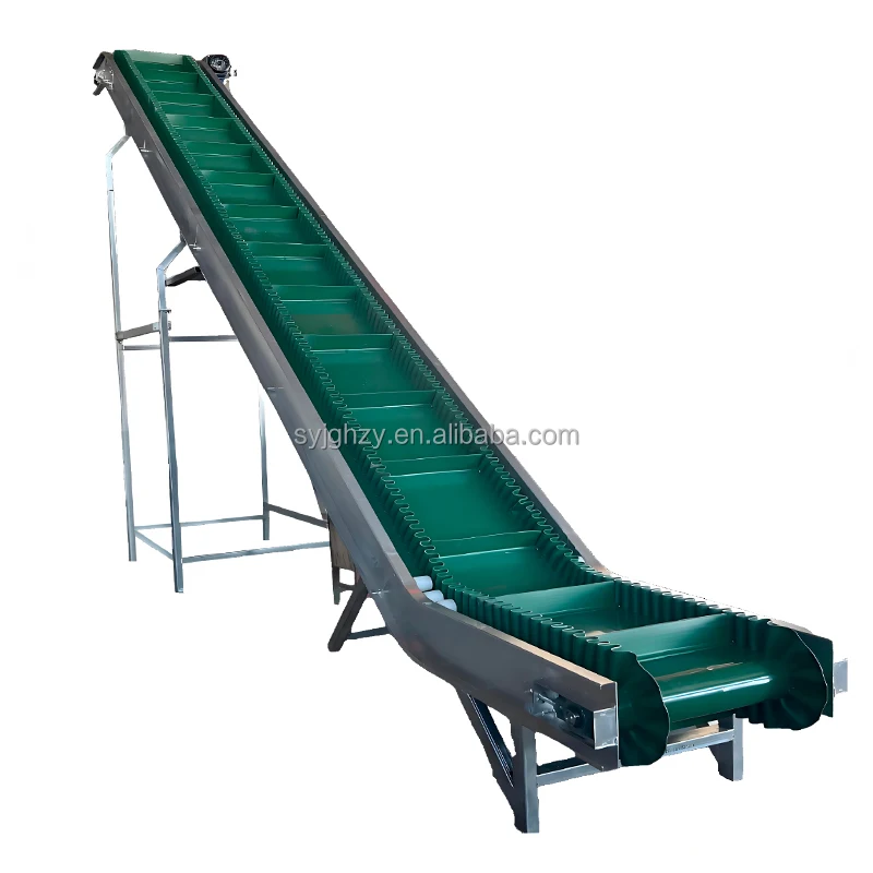 HCY Horizontal Food Material Transporter, Food-grade Conveyor Belt, Supports Customization