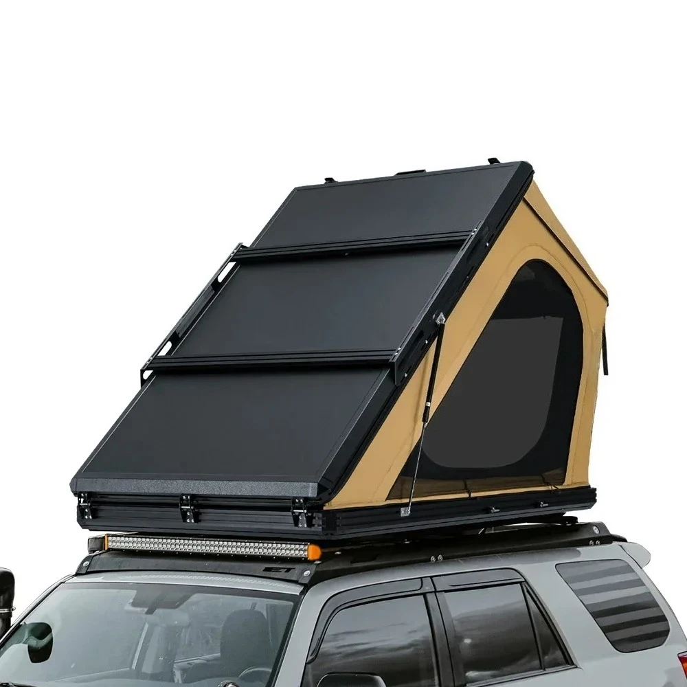 2026-Lightweight Waterproof  Aluminium Hardshell Off-Road Rooftop Tent Car Roof Top Tent RTT For 4x4 4WD Camping Adventure