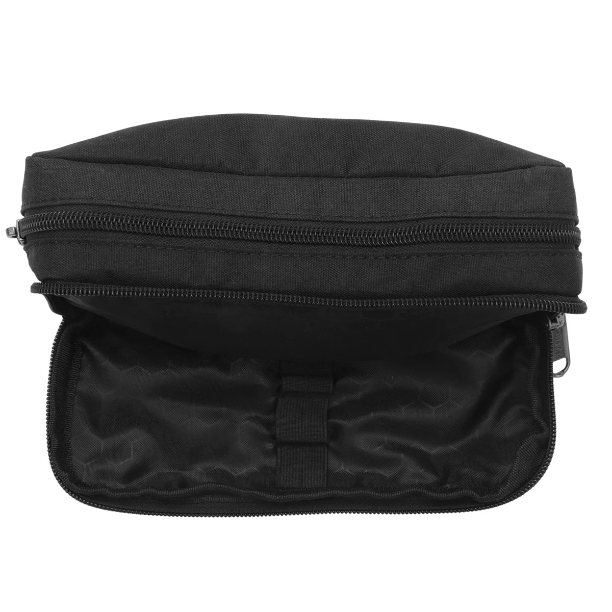 Estuche de lápices de gran capacidad, bolsa de almacenamiento Oxford, estuche para rotuladores, bolsa de papelería Simple, organizador de oficina escolar, negro