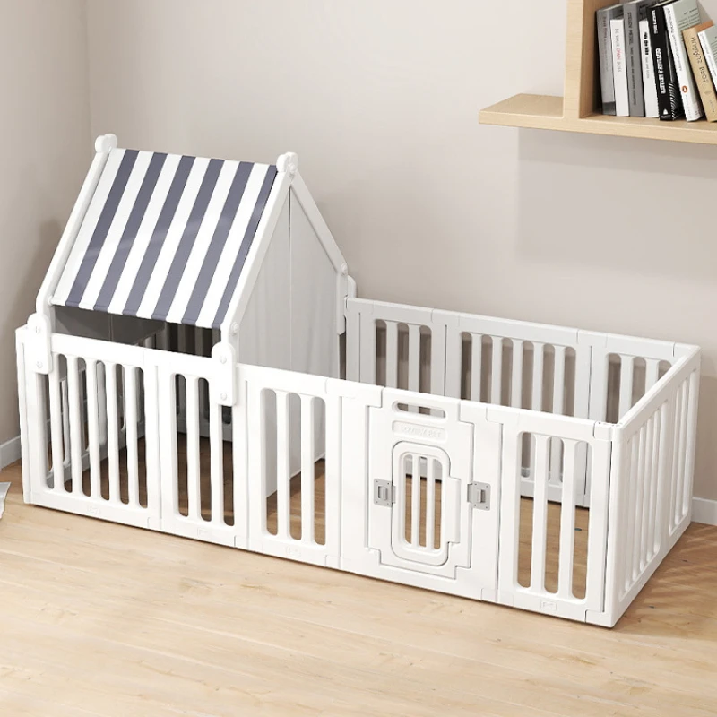 

Indoor Dog Cage Multifunctional Washable Small Dog Bed Large Space Breathable Dog Fence Convenient Interactive Pet Sleeping Bed
