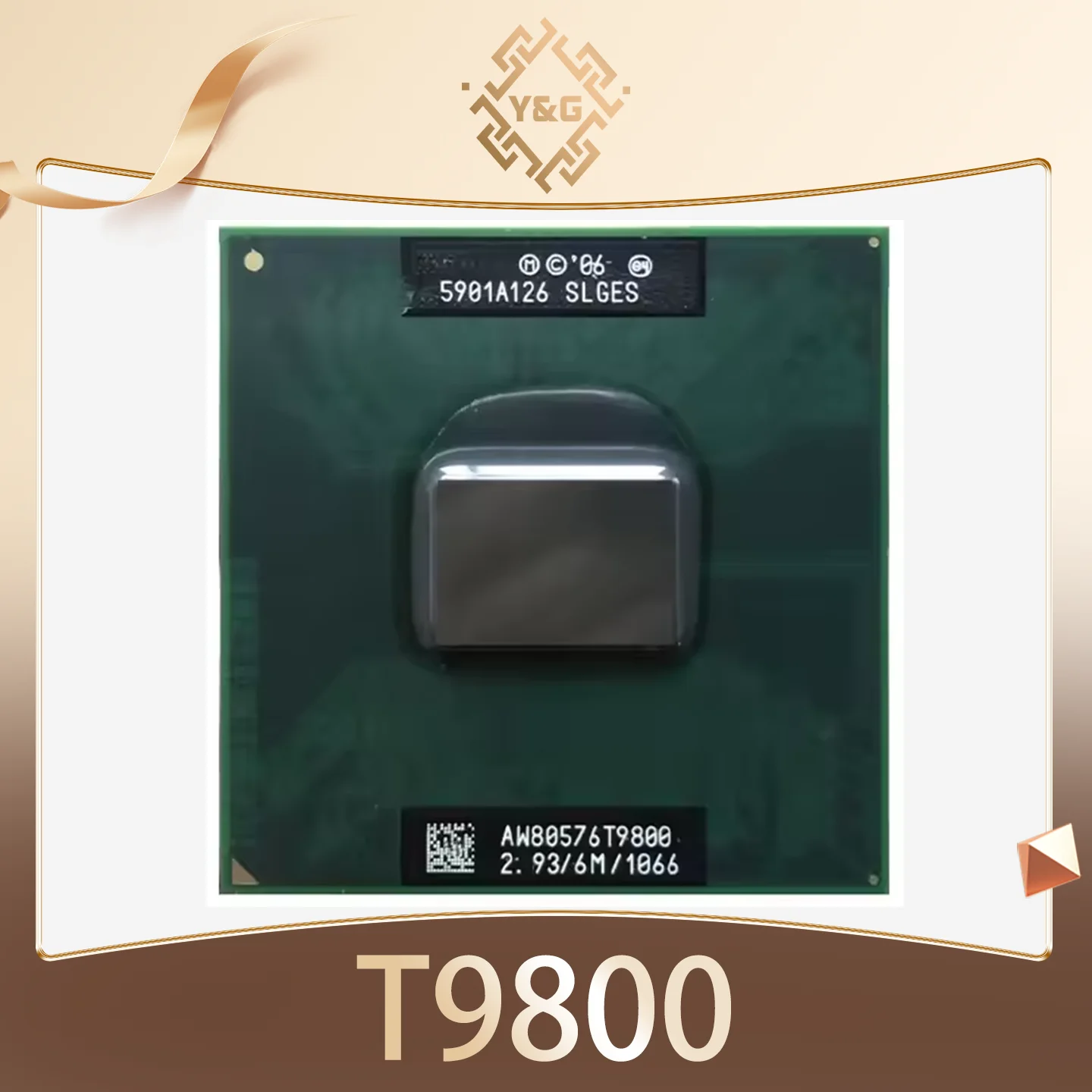 Procesador portátil Core 2 Duo T9800 SLGES CPU 2,9 GHz Dual Core Dual Thread 6M 35W Socket P GM45 PM45