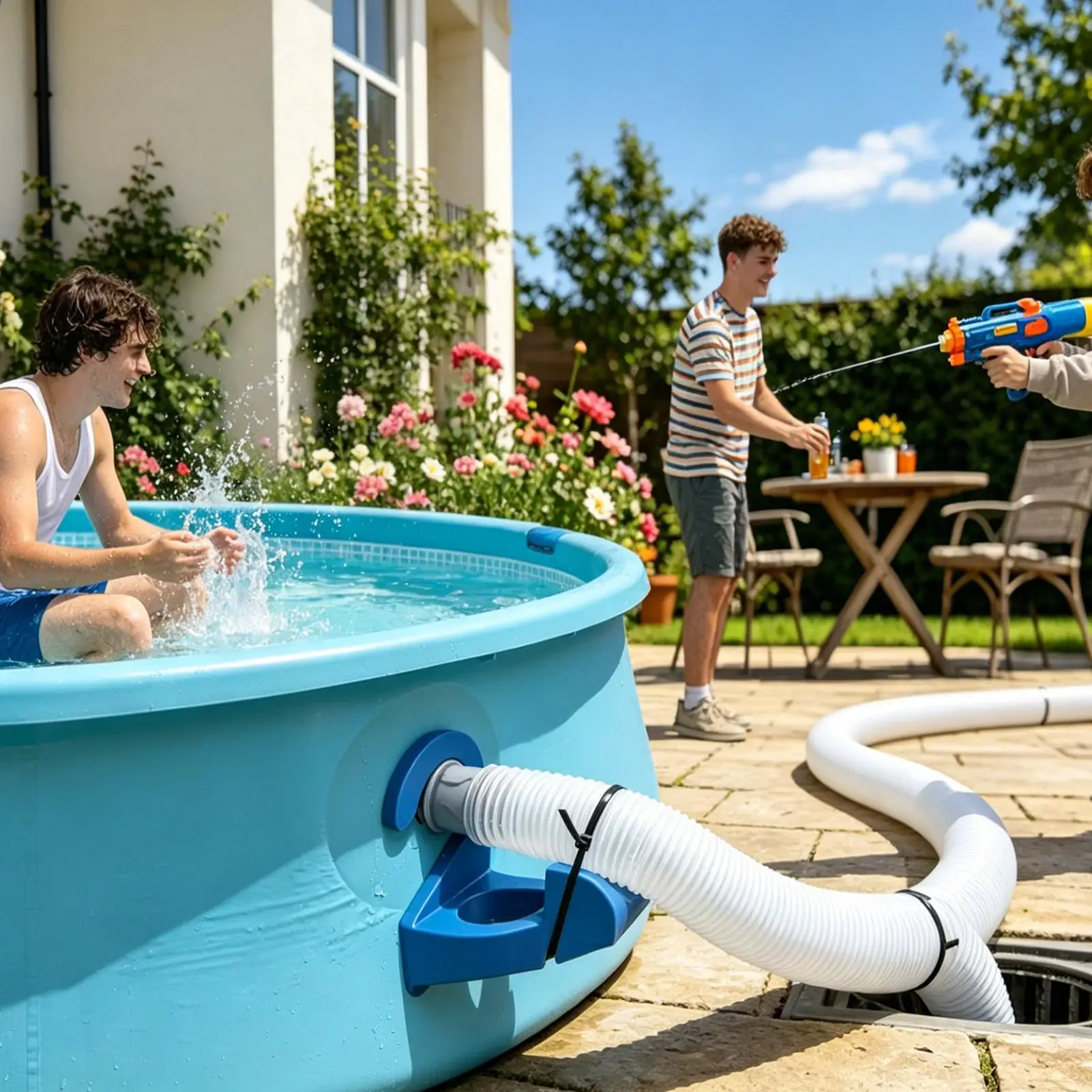 Pool Pipe Holders 3Pcs Nonslip Leakproof Tube Hanger for Indoor Outdoor Garden Farm Beach Party Patio Lawn Yard Deck Backyard