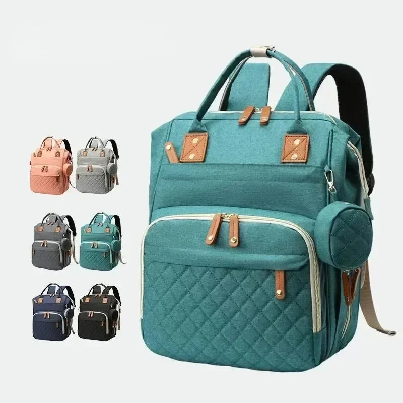 Mummy Baby Diaper Bag com USB, Mochila para mamãe, Travel Baby Care, Personalizado, Nova moda