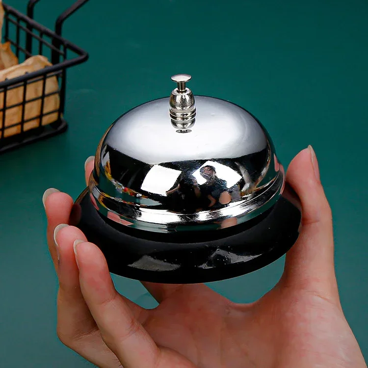 1pc Home Table Order Bell Handbell For Restaurant Kitchen Bar Waitstaff Call Pet Training Classroom School Party Games Wholesale