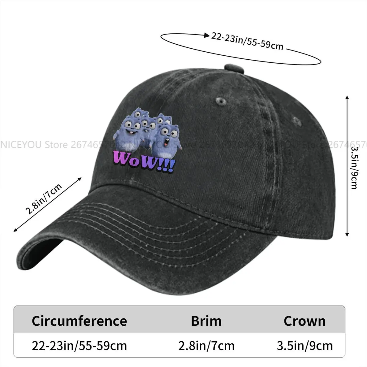 Grizzy And The Lemmings Multicolor Hat Peaked Women's Cap Basic Personalized Visor Protection Hats