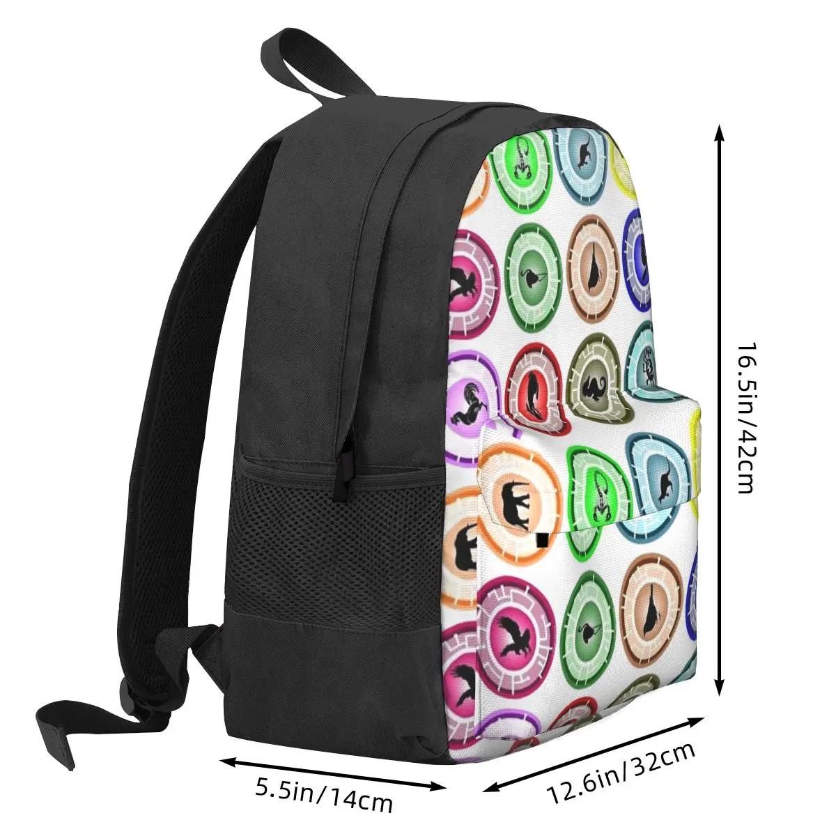 Kratts-mochila escolar de dibujos animados para niños y niñas, bolso de hombro de gran capacidad para estudiantes