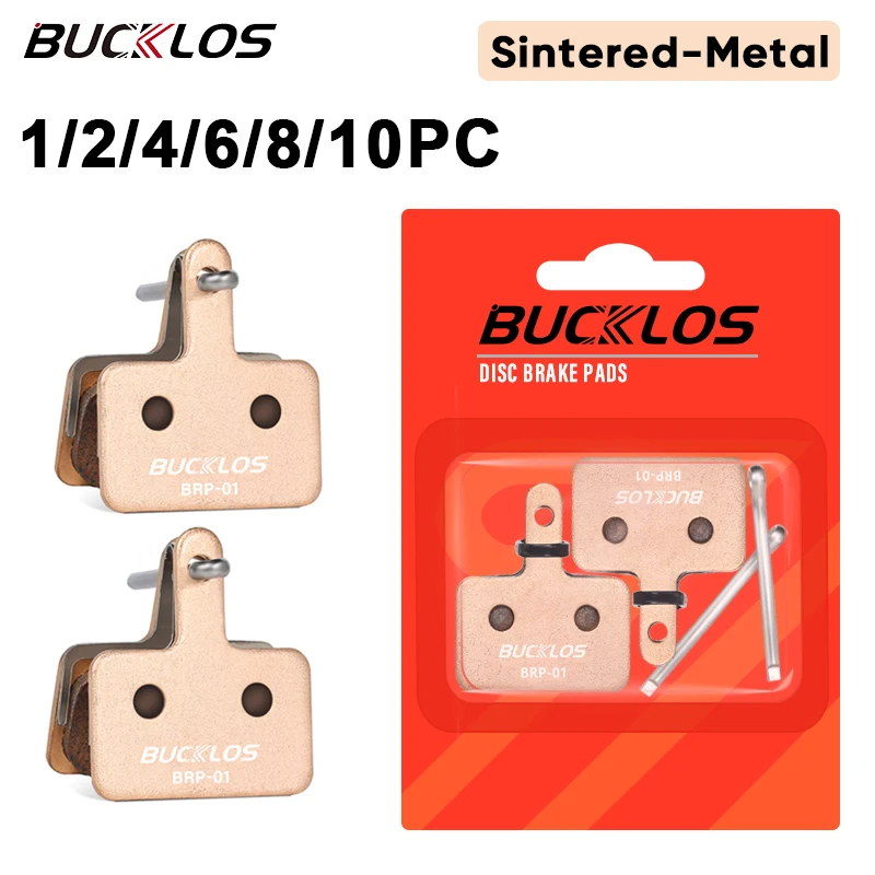 

BUCKLOS MTB Brake Pads Bike Brake Pads Fit B01S B03S B05S Durable Sintered-Metal Road Bicycle Hydraulic Disc Brake Pad Bike Part