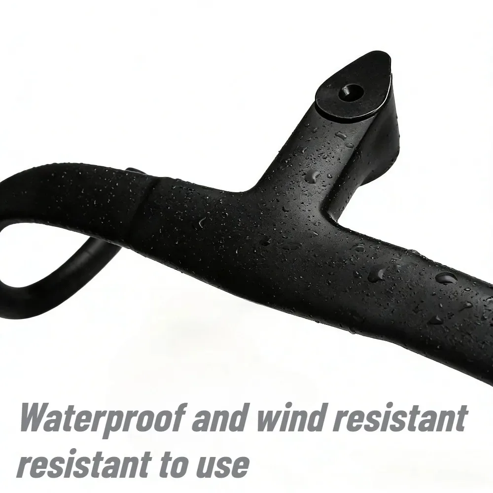 F14 Serie Rennrad-Lenker, T800 Carbonfaser Integrierter Dropbar, Eingebaute Garmin Wahoo Halterung, Interne Kabelführung Ultraleicht – Detail 7