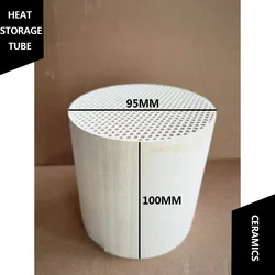 Monolith Heat Exchanger 95*100MM Honeycomb Ceramic Filler High Temperature Resistant Iolite Ceramic Heat Storage Body
