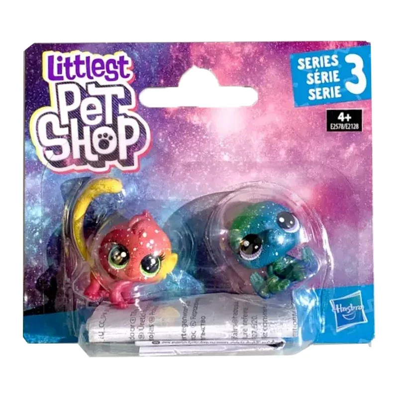 Hasbro Anime Littlest Pet Shop Ginny Junebug Froggy La Rana Gifts for Children or Collection Genuine Action Figure Model Toys