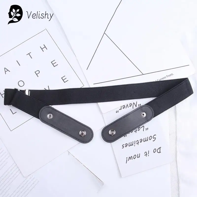 New Buckle-free Elastic Invisible Belt for Jeans Belt Without Buckle Easy Belts Women Men Stretch No Hassle Belt