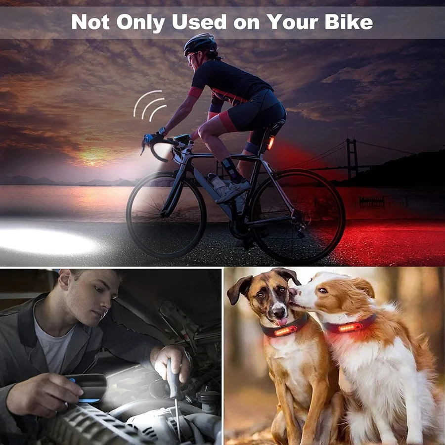 Bicycle Light Bike Light with Horn USB Rechargeable LED Waterproof MTB Bike Dark Night Outdoor Riding Headlight Rear Light image 6