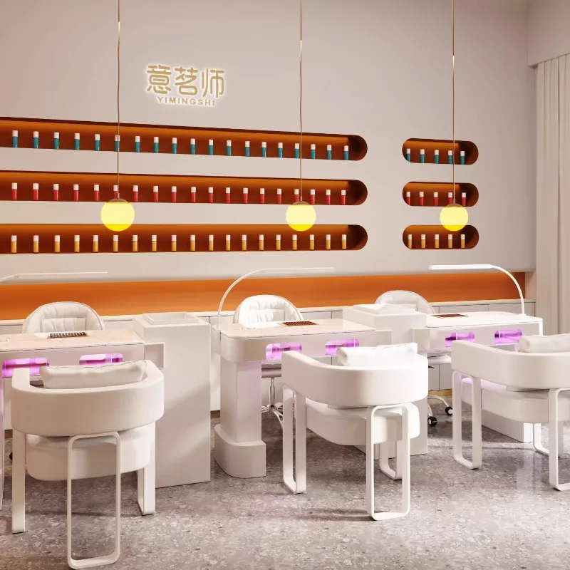 Conjunto de mesa e cadeira para nail art conjunto completo de combinação sofisticada