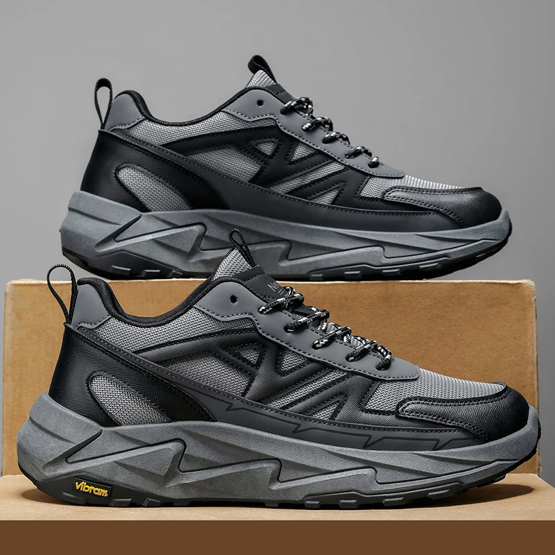 

Новая четырехсезонная мужская повседневная спортивная обувь, уличные кроссовки, тренировочная обувь, сетчатая обувь, мужская спортивная обувь, походная обувь