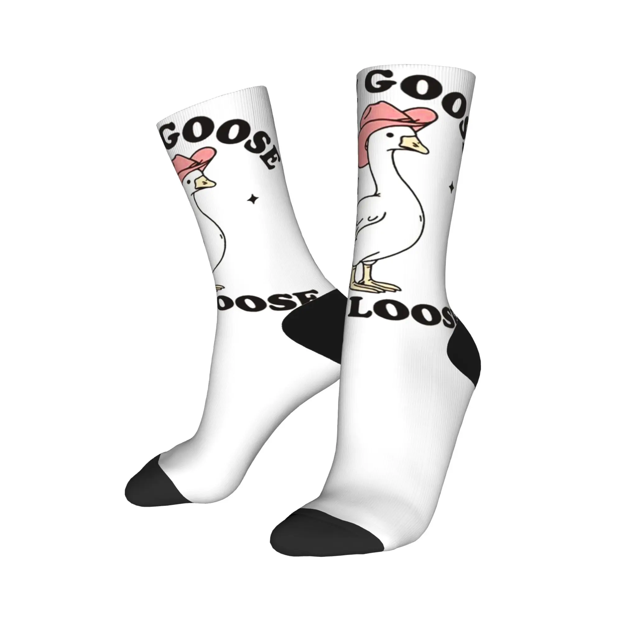 Silly Goose On The Loose Socks cute Anti Slip Stockings Couple Comfortable Outdoor Sports Socks Autumn Fashion Design Socks