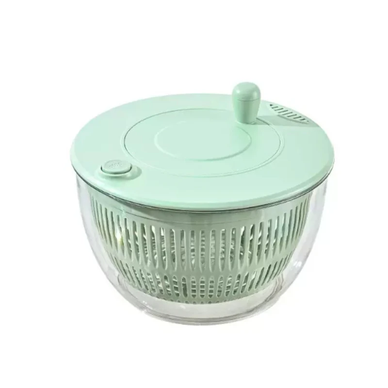 Household Multi‑Function Vegetable Salad Spinner, Large‑Capacity Fruit & Veggie Dehydrator Drain Basket for Kitchen Food Drying