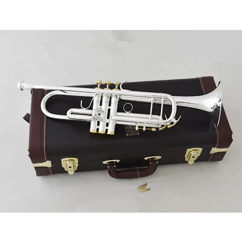 

new Trumpet Model Silver Plated LT180S-37 Trumpete Give me two nozzles