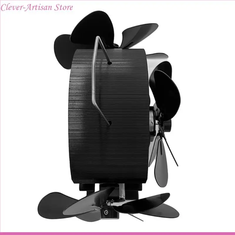 Ventilateur poêle à moteur chaleur E06B ventilateur circulation chaleur pour poêle à bois Aucune batterie requise
