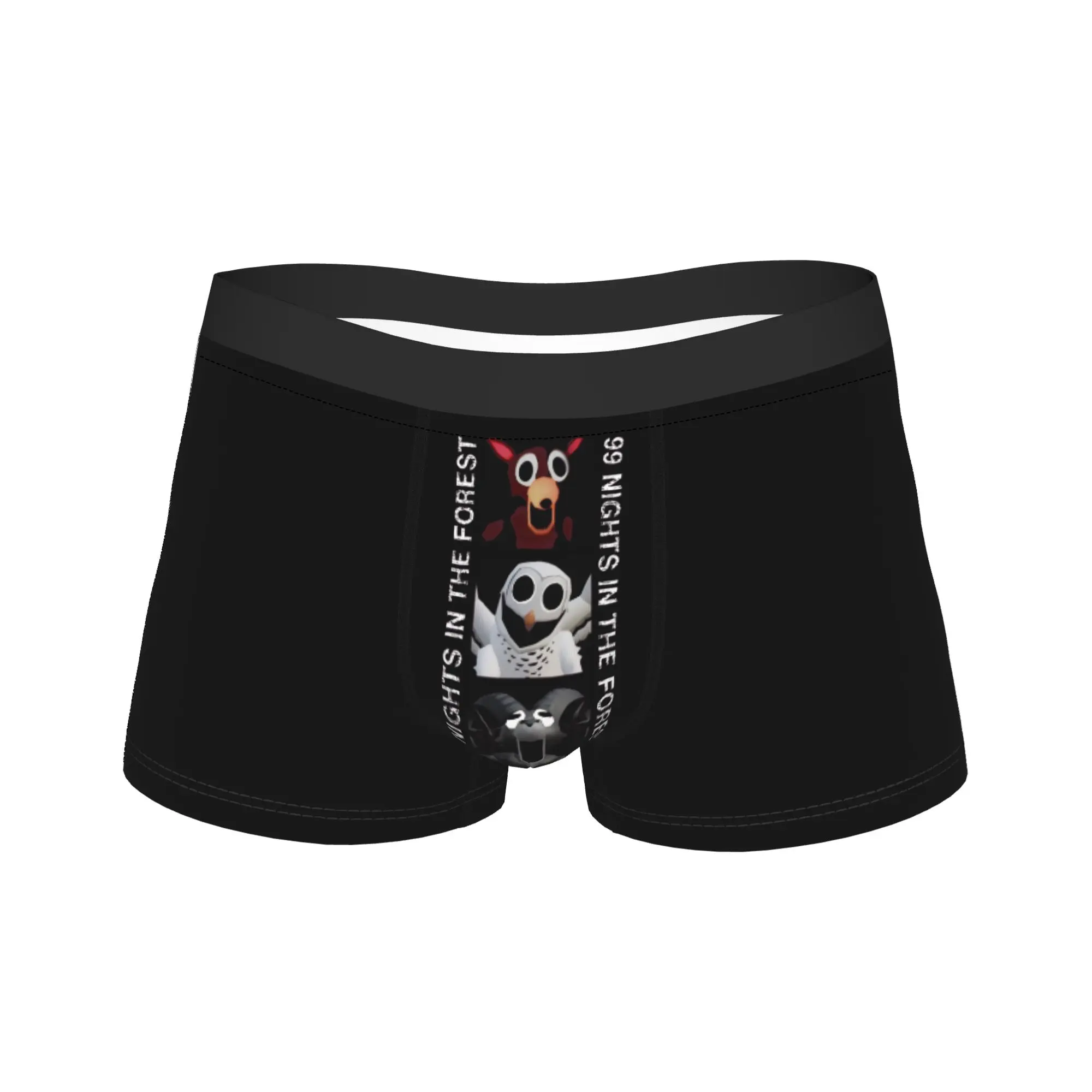 

Men 99-Nights The Deer in Forest Boxer Briefs Shorts Panties Breathable Underwear Survival Game Male Hot Plus Size Underpants