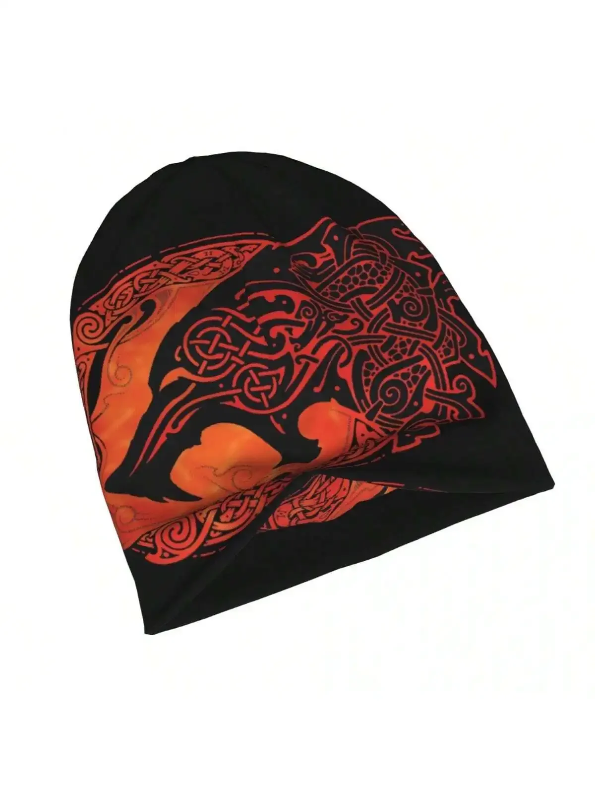 Viking-Inspired Wolf Romantic Bonnet FENRIR LOKI'S SON Thin Skullies Beanies Windproof Double Layer Hat Boyfriend Gift