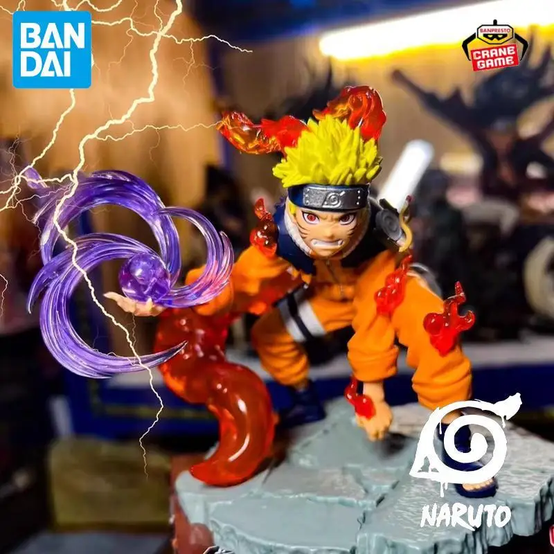 

In Stock Bandai Original Uzumaki Naruto Figures Brand New Anime Action Model Cartoon Doll Desktop Ornaments Toys Festival Gifts