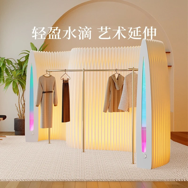 Partition screen Living room false wall water drop screen Office screen Commercial foldable partition
