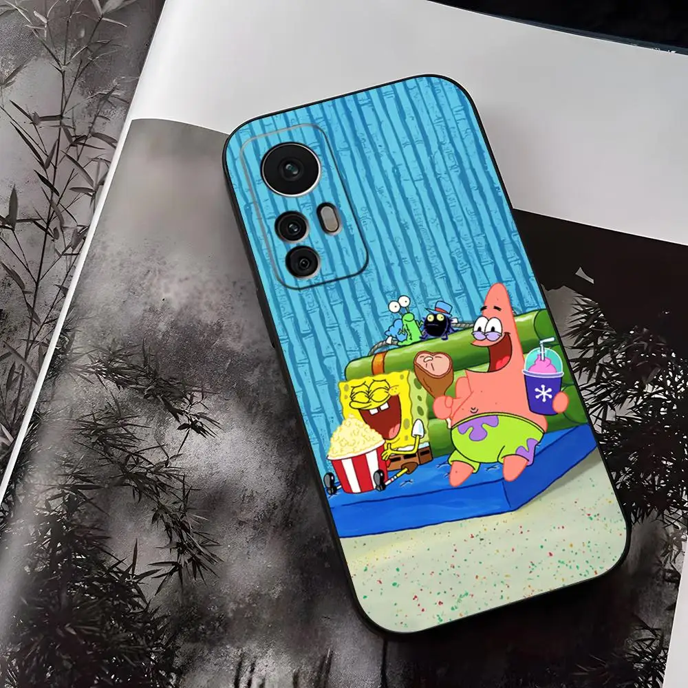 SpongebobS Phone Case For Xiaomi Redmi POCO X5 M5 F3 X3 GT M4 M3 X4 NFC 10Pro Note 11 11T 10 9 Pro Cover