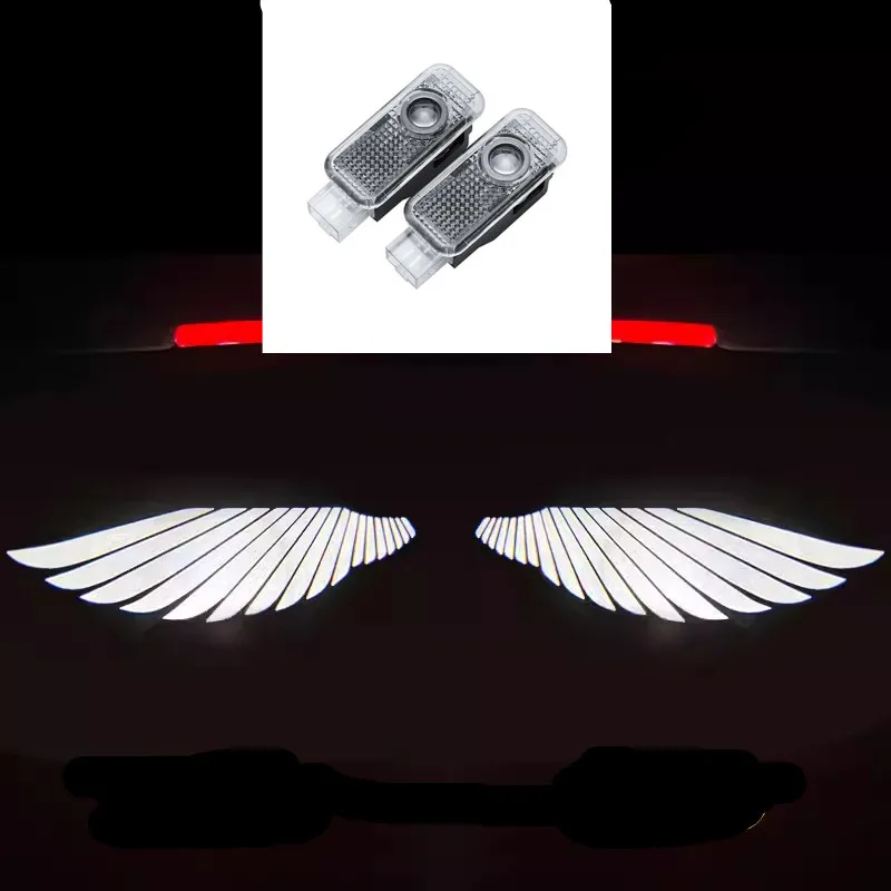 2X LED For Touareg 2004-2010 2009 2005 2008 2006 2007 Phaeton 2005-2011-2012 Passat B5 B5.5 Car Door welcome Light Accesssories