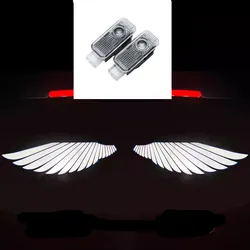 2X LED For Touareg 2004-2010 2009 2005 2008 2006 2007 Phaeton 2005-2011-2012 Passat B5 B5.5 Car Door welcome Light Accesssories